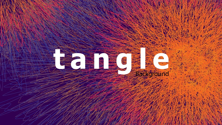 Colorful Abstract Tangle Background Vector Image