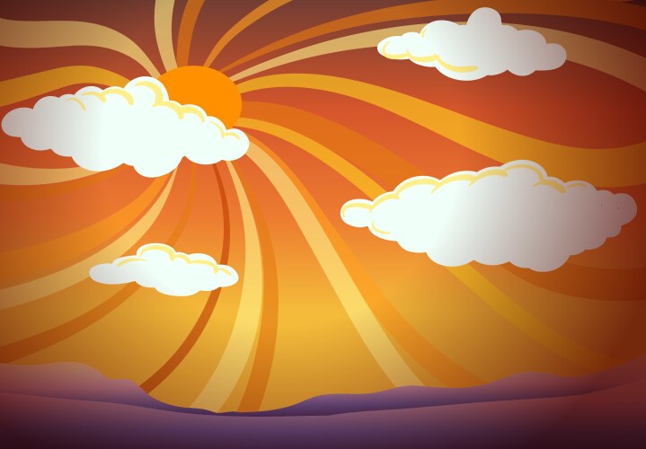 Sunset Clouds Vector Images (over 27,000)