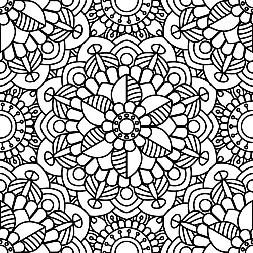 Intricate Mandala Pattern Vector Image