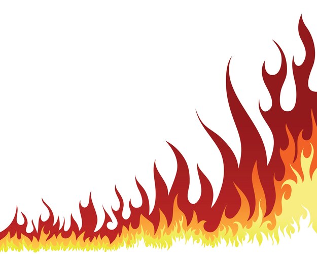 Inferno Fire Background vector image