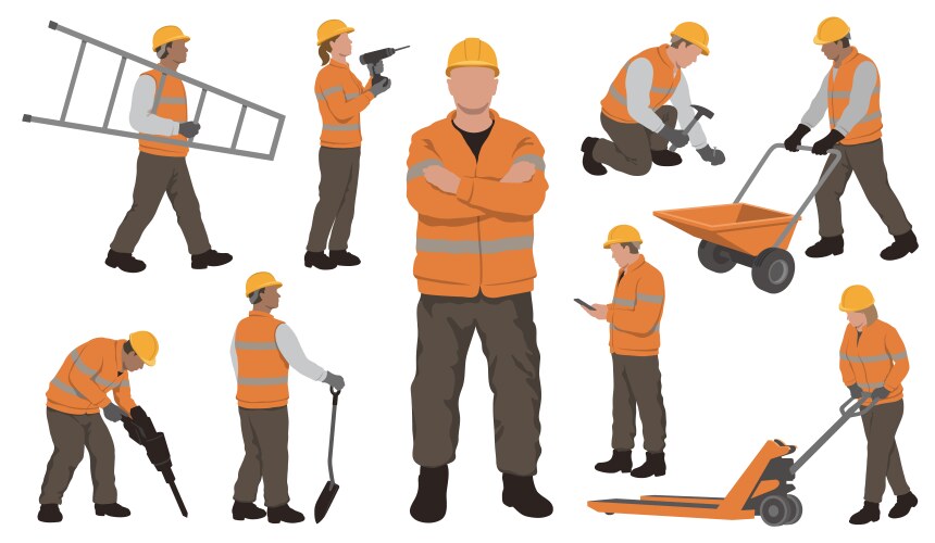 Worker Set Vector Images (over 110,000)