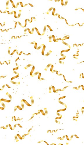 Gold foil wavy stripes seamless pattern Royalty Free Vector