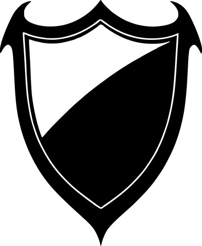 Split Inverted Shield Divided shield Vector Images & Graphics for Commercial Use | VectorStock