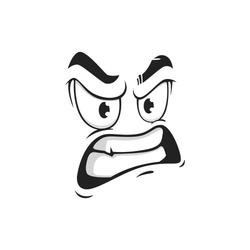 Angry Stick Figure - Rage Cartoon Royalty Free Vector Image