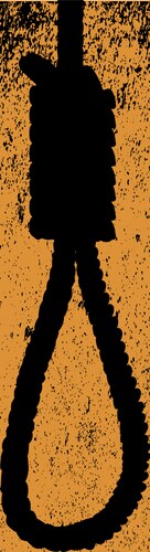 Dark Hangman Noose Vector Image