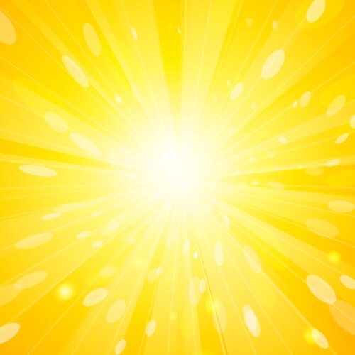 Abstract sun rays wavy yellow and white Royalty Free Vector