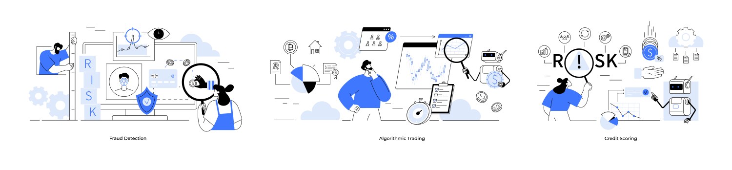 Fraud detection algorithm training and credit vector image
