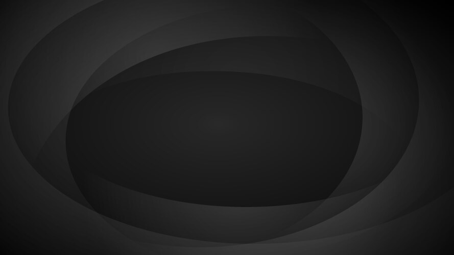 Abstract luxury black background with dark waves Vector Image