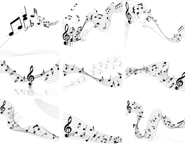 Note Slike Notes staff Royalty Free Vector Image - VectorStock