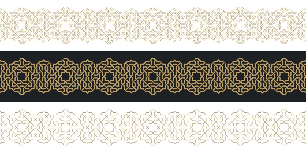 Seamless pattern in authentic arabian style Vector Image