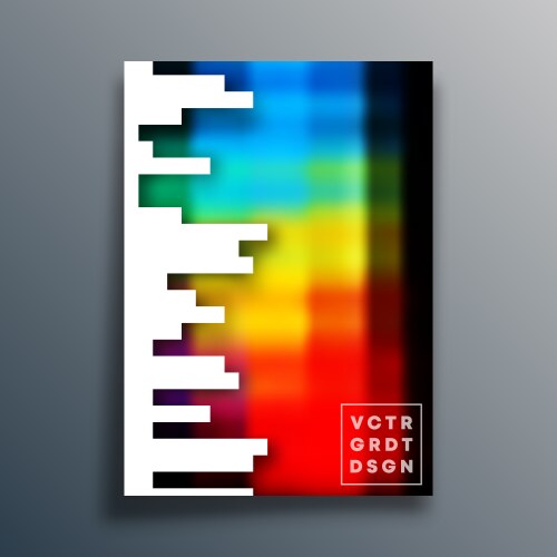 Abstract gradient design for flyers posters Vector Image