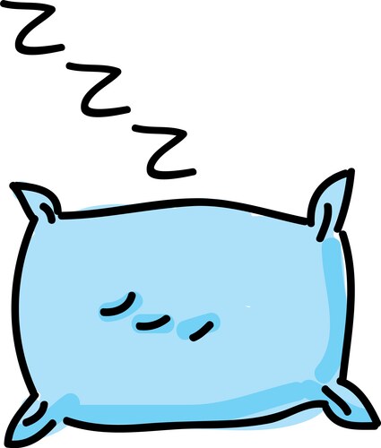 Drawing pillow isolated icon design Vector Image