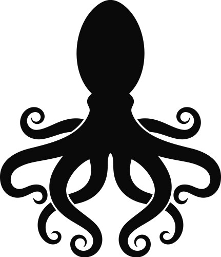 Monster octopus Royalty Free Vector Image - VectorStock