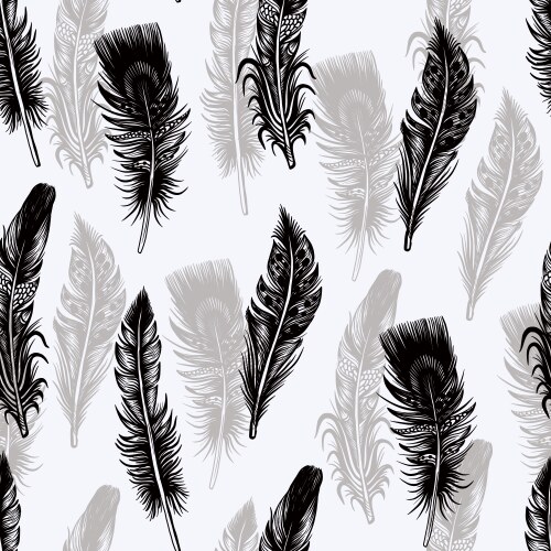 Simple Eye Feather Pattern Vector Exotic feather pattern Royalty Free Vector Image