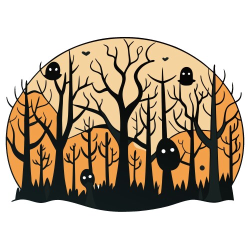 Spooky Trees Vector Images (over 20,000)