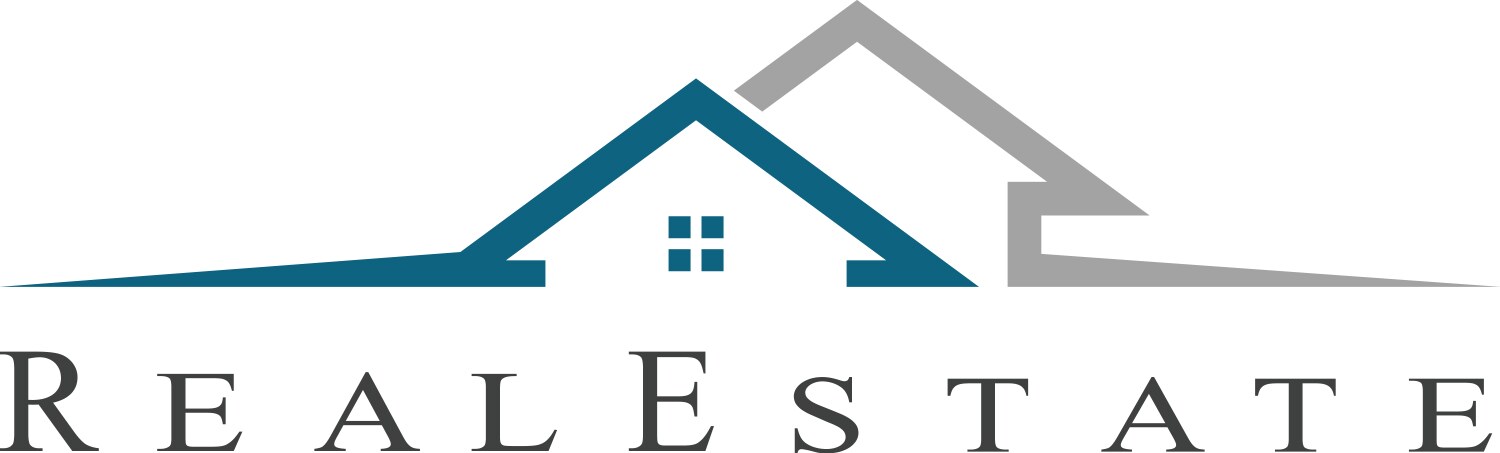 roof real estate logo vector