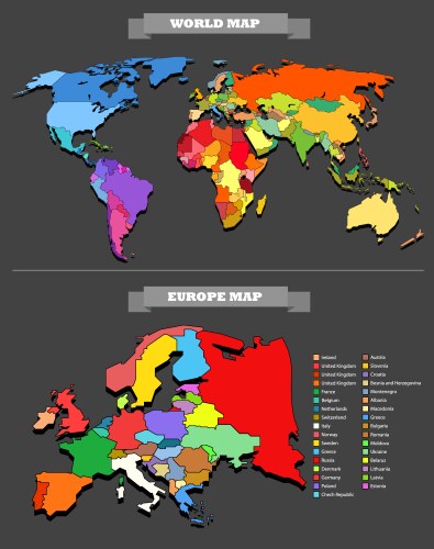 World Map Legend - World Map Template Vector 968861 