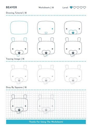 How to draw doodle python cartoon character step Vector Image