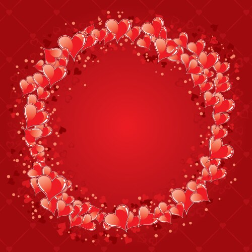 Red background for valentines day Royalty Free Vector Image