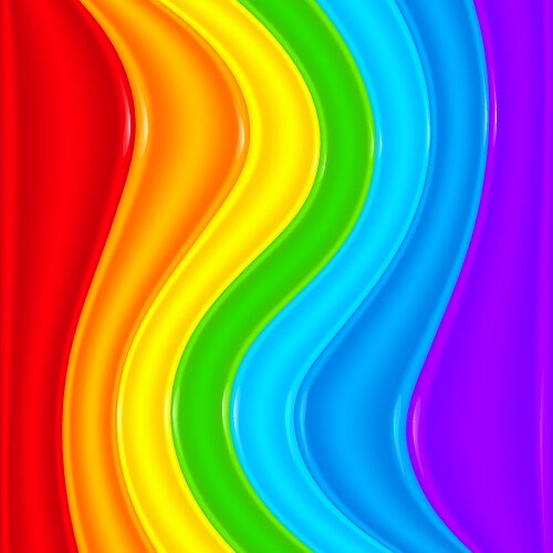 Abstract rainbow curve background Royalty Free Vector Image