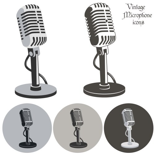 Microphone Royalty Free Vector Image - VectorStock