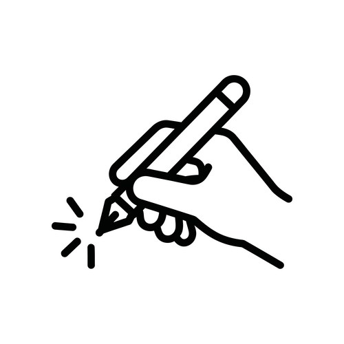 Paper Airplane Sketch - Flying Motion Vector Image