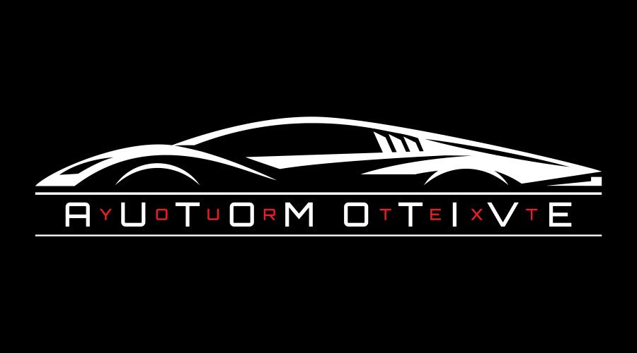 Stylish Car Silhouette Vector Image