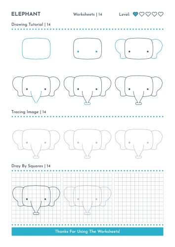 How to draw doodle python cartoon character step Vector Image