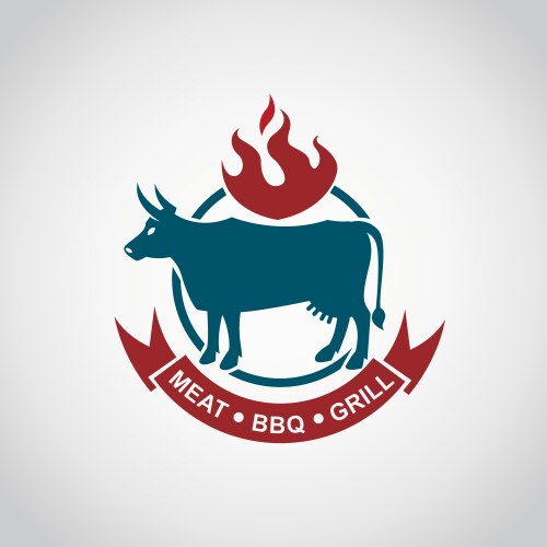 Beef meat icons Royalty Free Vector Image - VectorStock