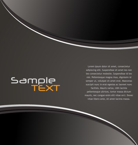 Abstract red line curve on black gray design Vector Image