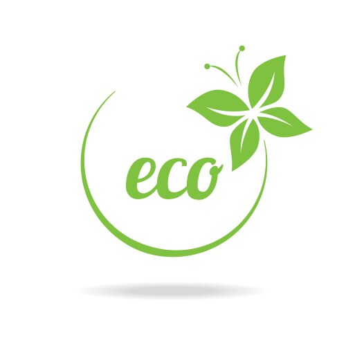 Eco friendly placard Royalty Free Vector Image