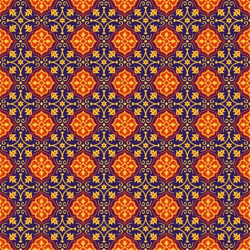 Oriental seamless pattern Royalty Free Vector Image