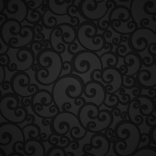 floral swirl damask seamless pattern vector image