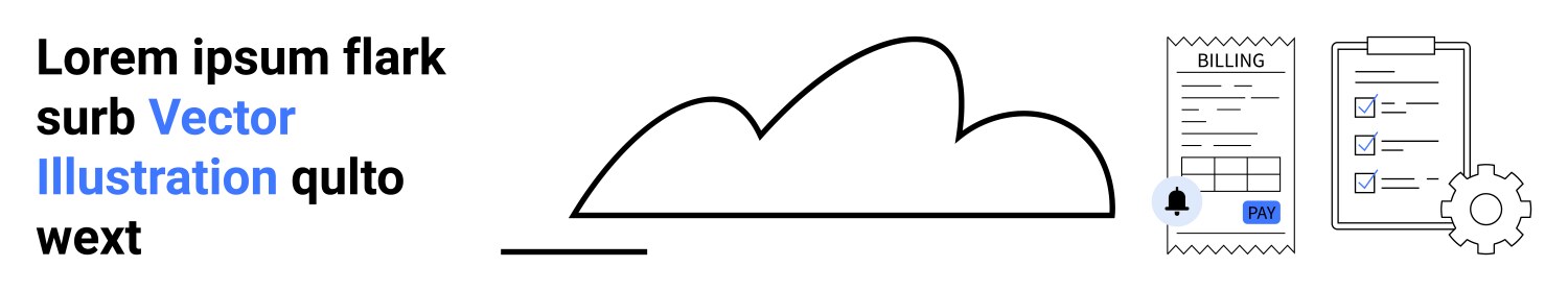 Cloud storage with data synchronization interface vector image