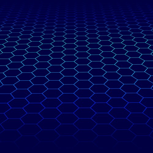 Hexagonal Honeycomb Pattern Vector Image