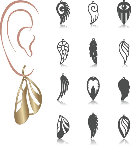 Earrings Vector Images (over 180,000)