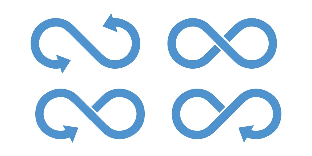 Green Infinity Symbol – Royalty-Free Vector | VectorStock