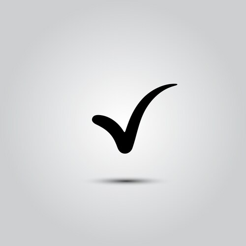 White checkmark Vector Images & Graphics for Commercial Use | VectorStock