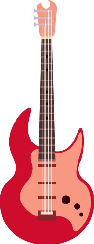 Classic electric guitar Royalty Free Vector Image