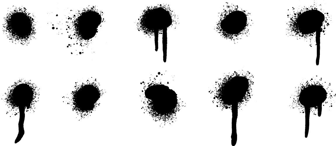 Art featuring a splash and splatter design Vector Image