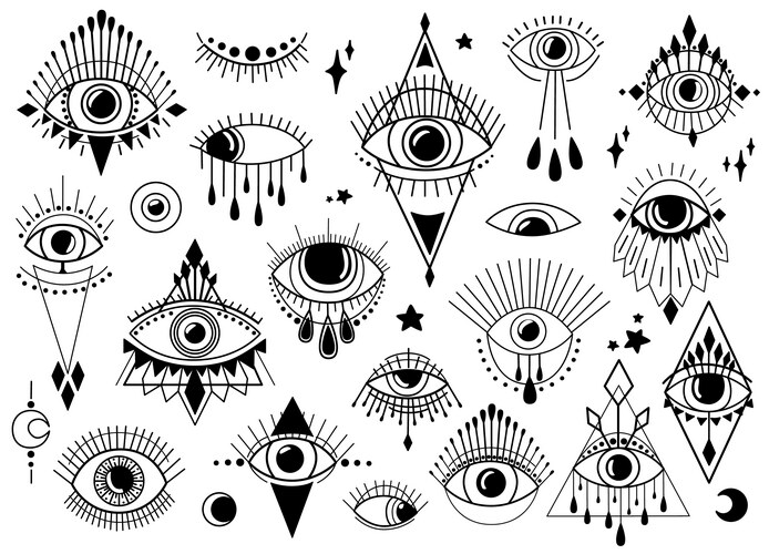 Magic witchcraft eye symbol Vector Image