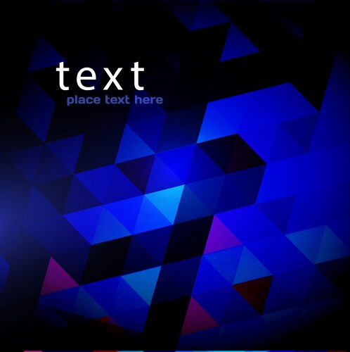 Abstract blue geometric futuristic technology Vector Image