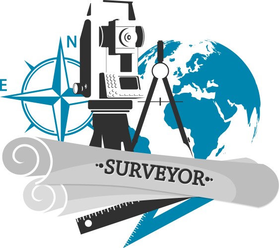 geodesy and registration of land vector