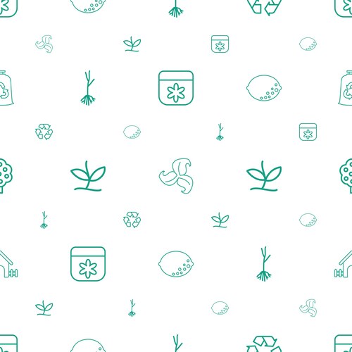 Grow icons pattern seamless white background – Free Vector | VectorStock