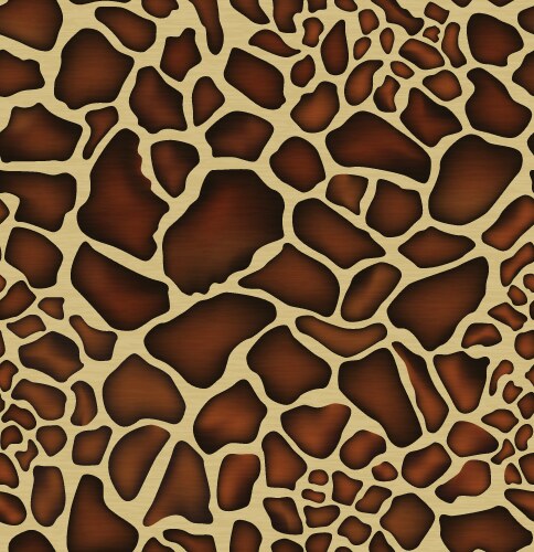 Giraffe skin seamless pattern Royalty Free Vector Image