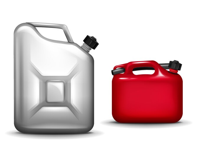 Gas container realistic Royalty Free Vector Image