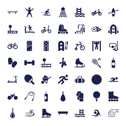 Activity icons (36789544) – Free Vector | VectorStock