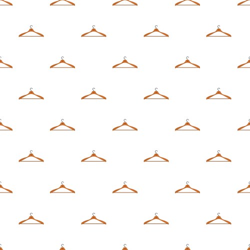 wear hanger pattern seamless vector image