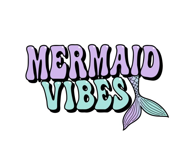 Mermaid Font Lettering Vector Images (over 270)