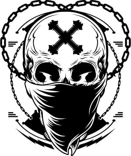 Day of the Dead Skull Vector Image